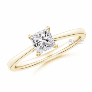 Princess Solitaire Engagement Ring