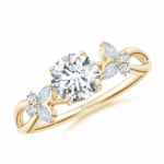Butterfly Engagement Ring Lab-Grown Diamond
